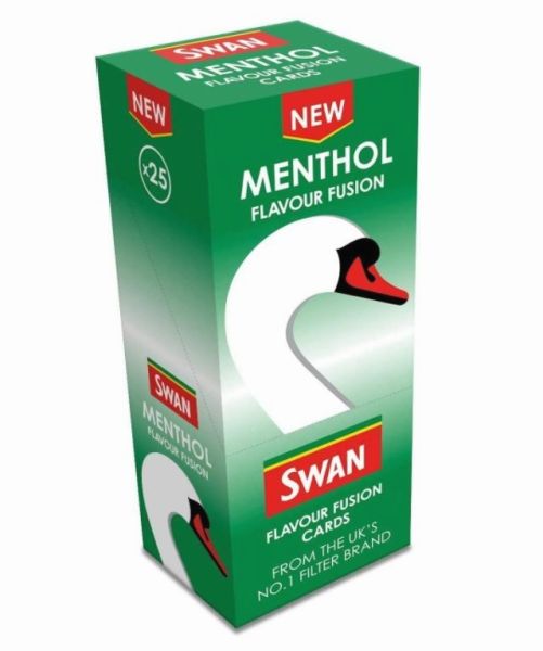 Swan Flavour Fusion Cards - Menthol - Pack of 25 - Vape wholesale supplies
